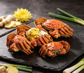 Fresh Whole Crabs with Ginger & Spring Onion