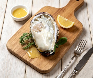 Fresh Raw Oysters with Aromatic Garnishes